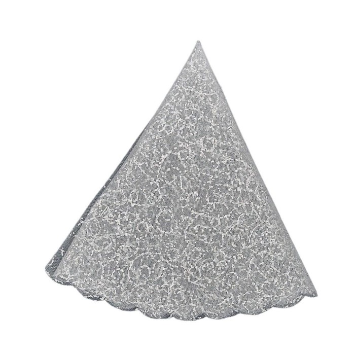 TULLE TONDO DAMASCATO SILVER